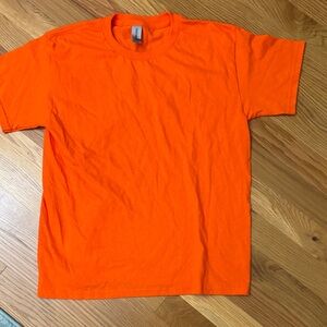 Gildan Boy’s  Short Sleeve T-Shirt in Bright Orange